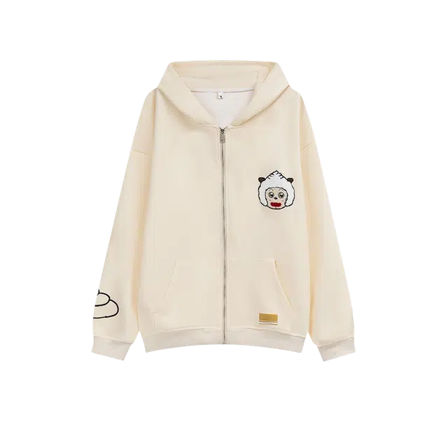 奇迹街区 美式潮牌设计感百搭宽松情侣休闲连帽卫衣 男女同款