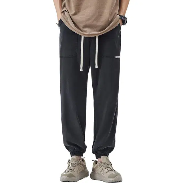 童先森 薄款宽松运动束脚裤长裤休闲裤 男款