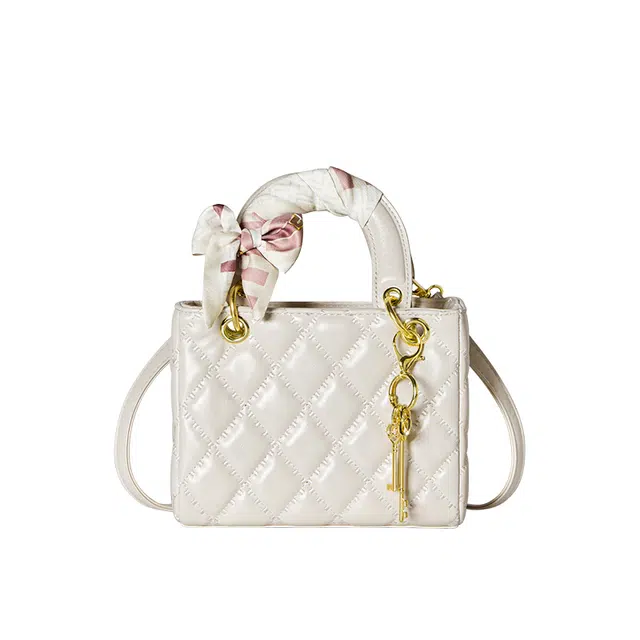 纳兰杜 时尚百搭菱格戴妃包夏季洋气小香风高级感小众品牌女包 合成革 手提包单肩斜挎包 常规 女款 多色