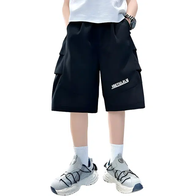 泰迪珍藏 舒适柔和居家洋气宽松个性五分短裤 儿童款