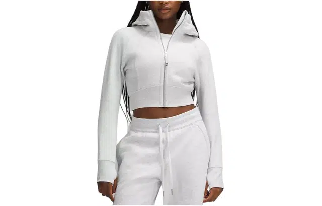 lululemon Scuba Full-Zip Cropped Hoodie