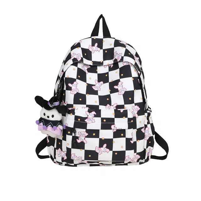 帕克熊 氛围感大容量时尚 尼龙 双肩包 常规 女款 多色