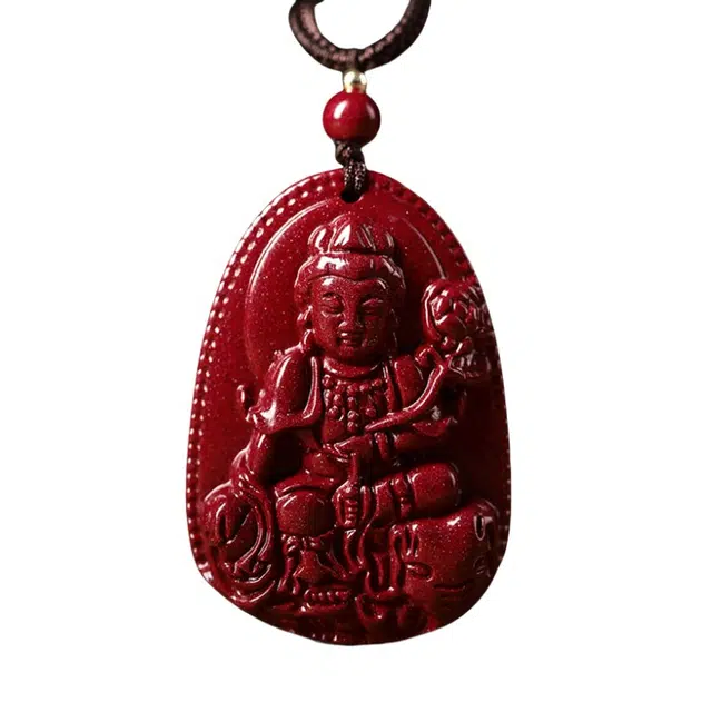 媚之吻 八大守护神本命年 再造辰砂朱砂 项链 男女同款情侣款