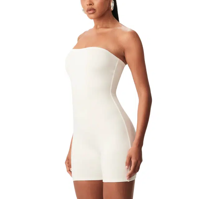 NAKED WARDROBE Tube Romper NW