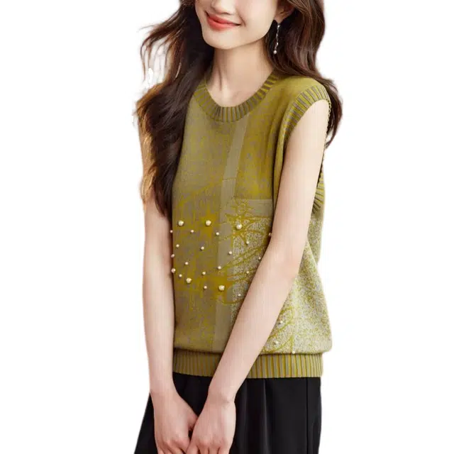 曲韩 化学少女「星星点灯」短款针织衫 女款