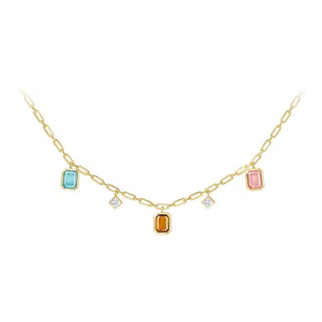 Lola Rose Classic Octagon Tiger Eye Necklace