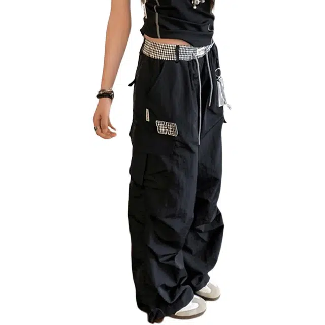 徐百货 美式宽松直筒裤潮流百搭工装裤 男女同款