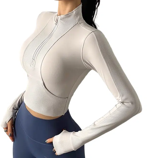 怪力萝莉 紧身长袖训练骑行运动健身衣 女款