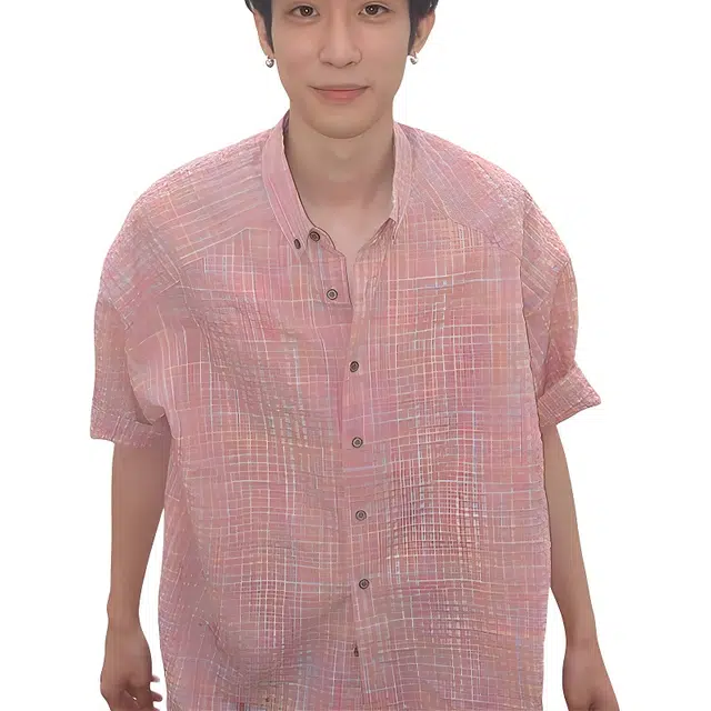 单爵 泡泡纱宽松廊形设计感小众外套短袖衬衫 男女同款