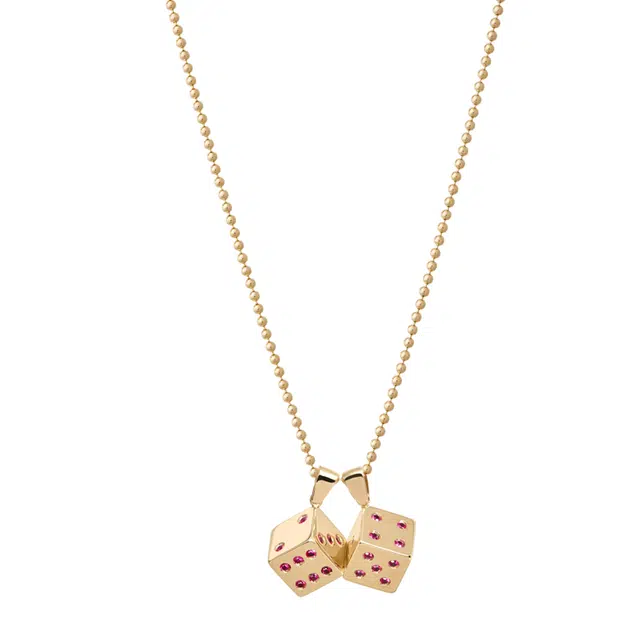 Supreme SupremeJacobCo Dice 14K Gold Pendant 14K