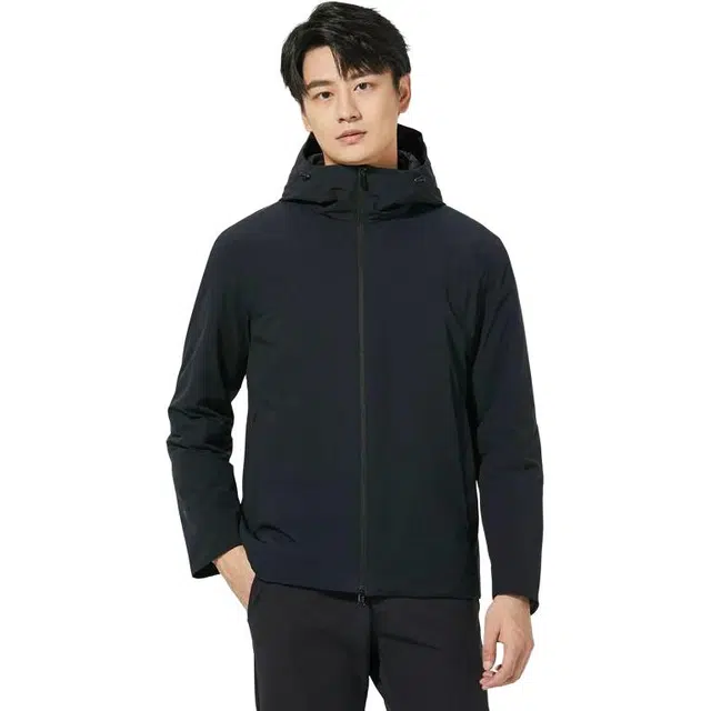 利郎 轻薄拒水商务连帽羽绒服 男款