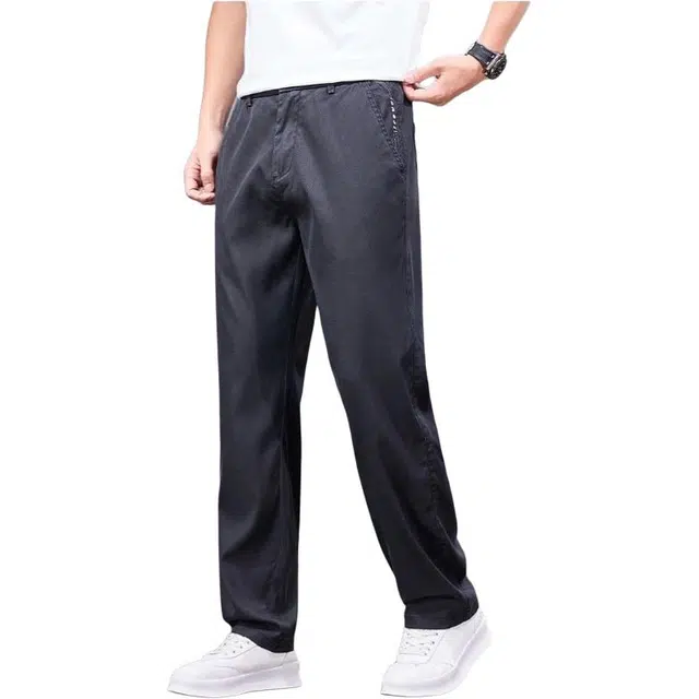 宝米卡 夏季薄款直筒宽松百搭商务西裤休闲裤 男女同款