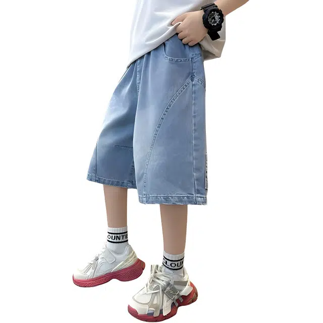 泰迪珍藏 宽松个性舒适柔和洋气五分短裤 儿童款