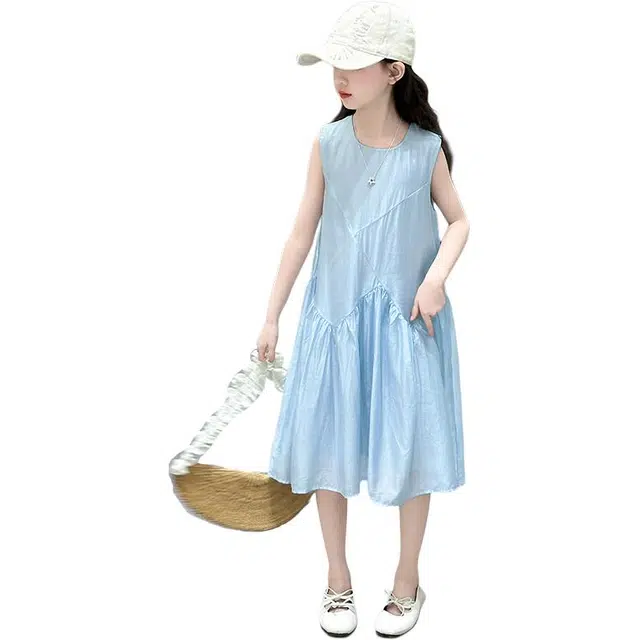 泰迪珍藏连衣裙  女童独特绝美小裙子夏季女大童高端背心裙儿童夏装