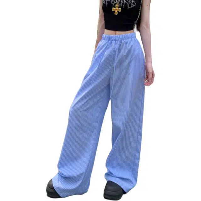 纤丝鸟 时尚百搭设计宽松舒适休闲裤 女款