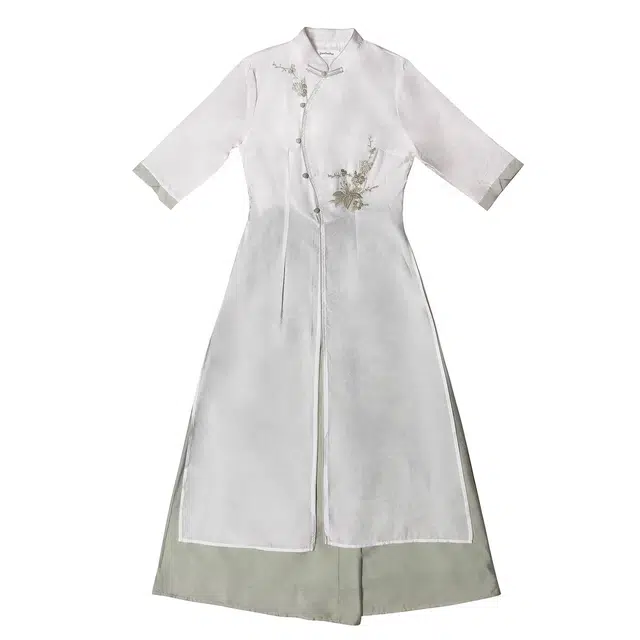 丝絮丝绸 通勤简约舒适百搭休闲裙装套装 女款