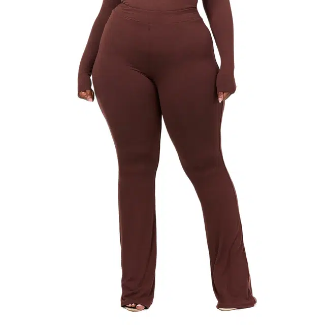 NAKED WARDROBE NW High Waist Bootcut Pants Curve NW
