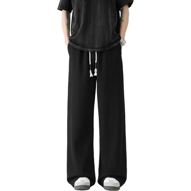 童先森 宽松速干运动卫裤青少年薄款直筒休闲裤 男款