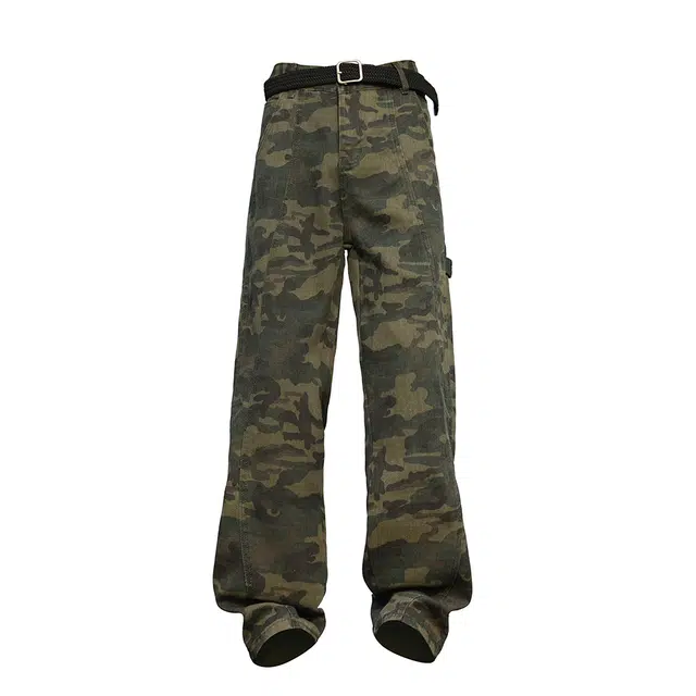 寻星记 美式潮流风格直筒经典舒适百搭适合通勤与户外牛仔裤 男女同款