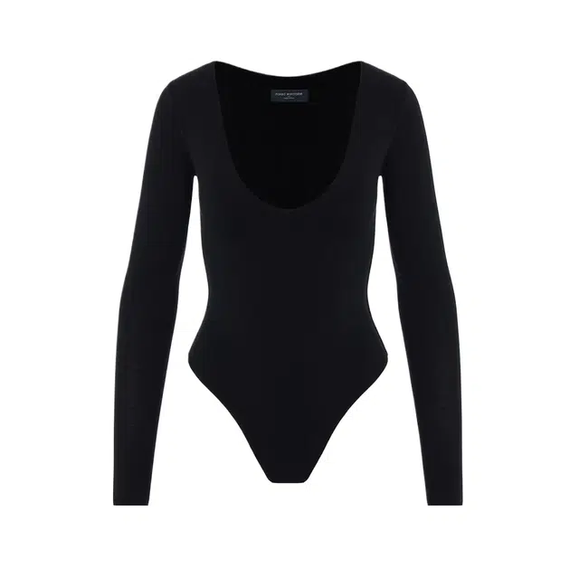NAKED WARDROBE Sculpt V-Neck Bodysuit Curve