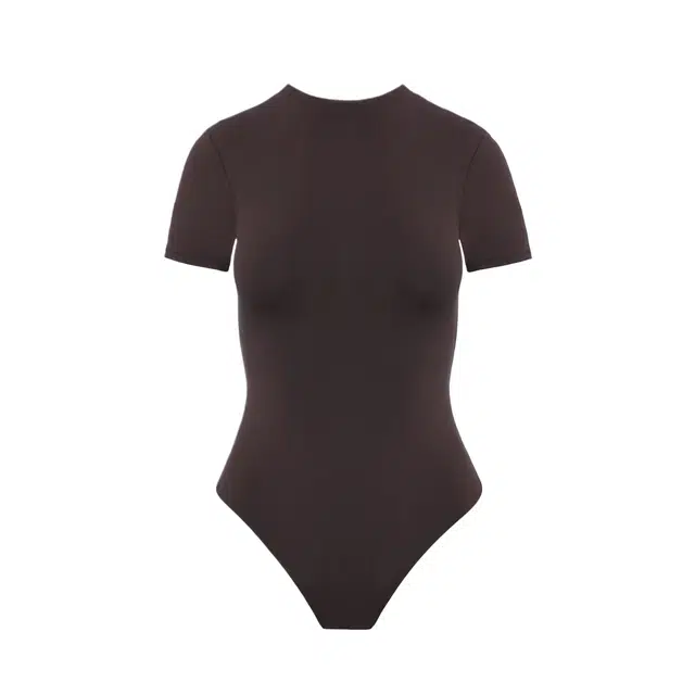 NAKED WARDROBE NW Crewneck Short Sleeve Bodysuit