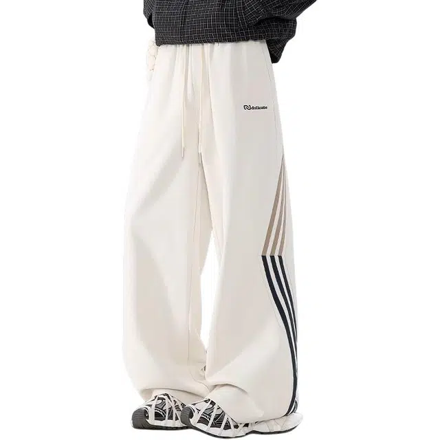 童先森 美式潮牌系带百搭休闲裤 男款