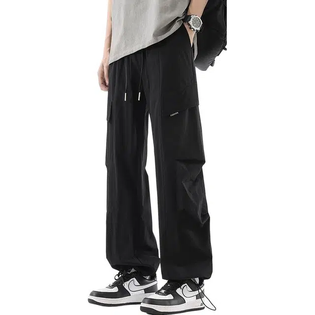 童先森 防水简约伐木工装美式伞兵潮牌户外休闲裤 男款