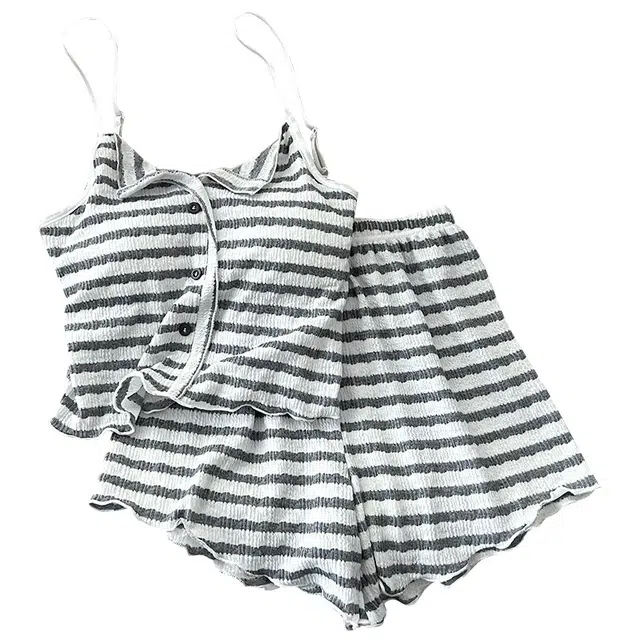 俏韵 舒适甜美短裤薄款家居服可外穿睡衣套装 女款