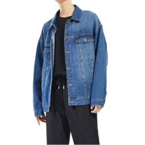 美特斯邦威 休闲宽松纯棉舒适牛仔外套 男款