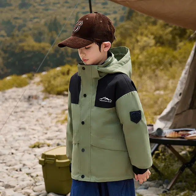 雅鹿 时尚宽松纯色舒适潮流洋气百搭羽绒服 青少年