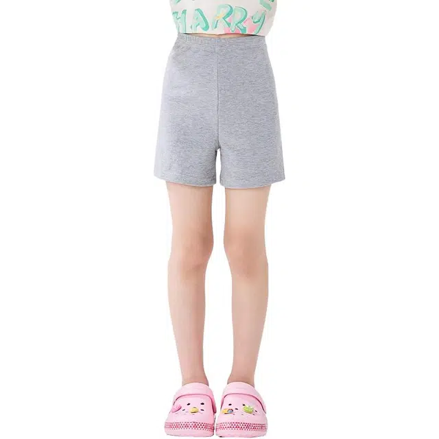 憨憨象 女童三分热裤小女孩休闲裤直筒短裤