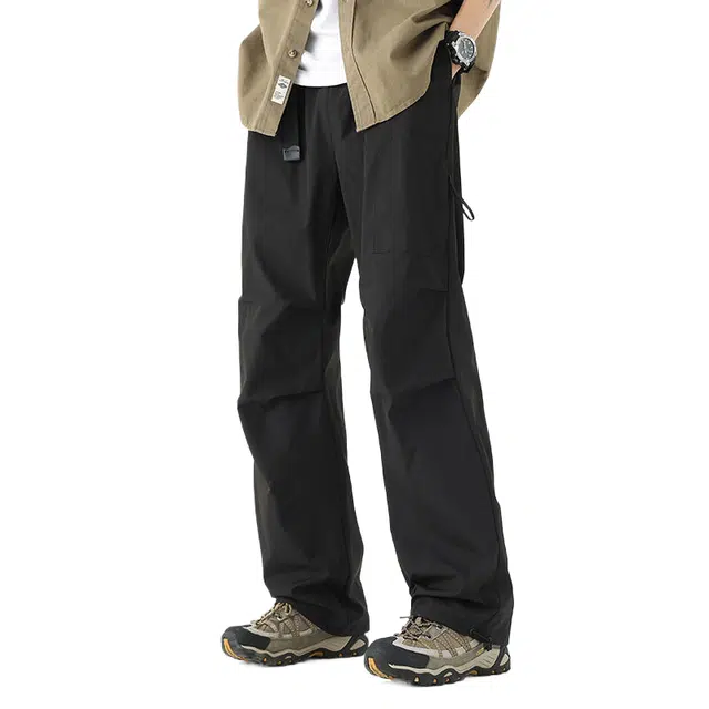 玉儿恋 户外机能美式直筒防水运动休闲工装裤 男款
