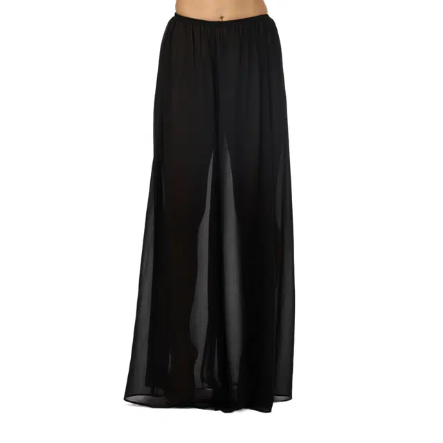 NAKED WARDROBE Chiffon Wide Leg Pants