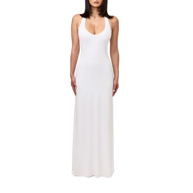 NAKED WARDROBE Tank Loose Fit Maxi Dress Smooth