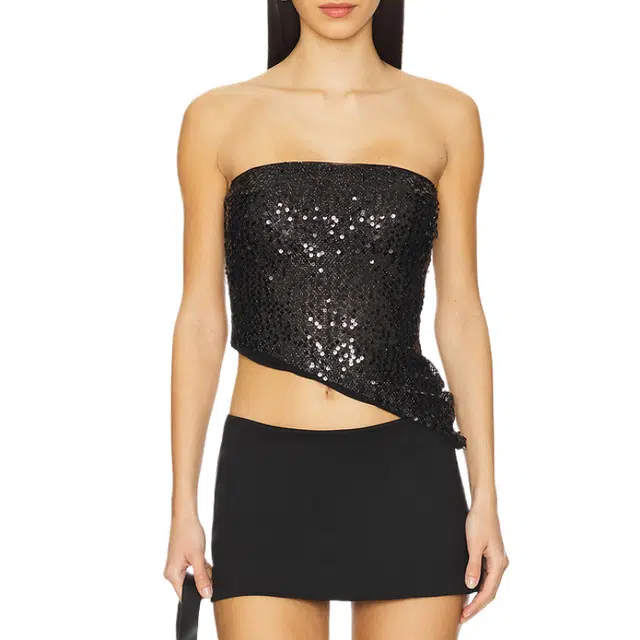 SUPERDOWN Patrize Asymmetrical Top