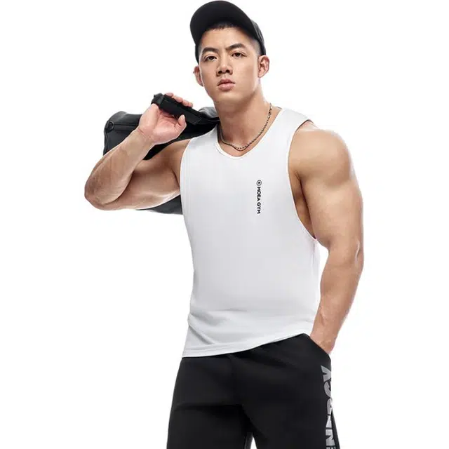 墨立方 夏季 健身、跑步、逛街都合适，每个颜色都来一件背心 男款