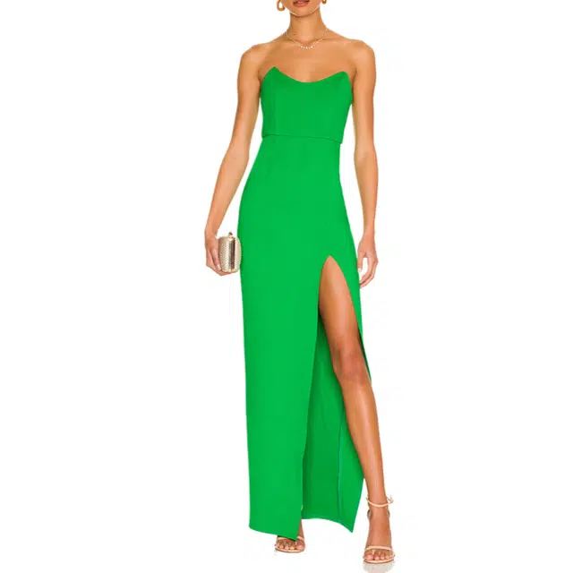 SUPERDOWN Ryleigh Strapless Maxi Dress