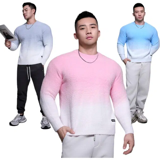 墨立方 冬季 软绵绵摸起来很舒服像被云朵包围针织衫 男款