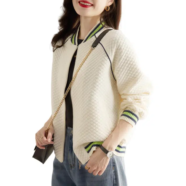 【dme】 插肩拉链棒球服 女款