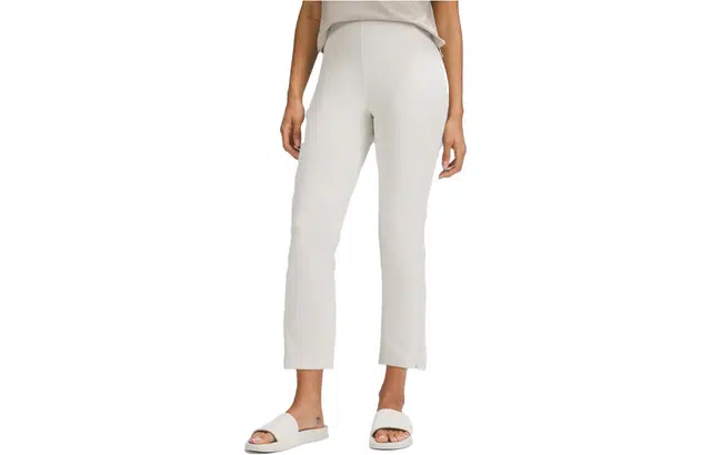 lululemon Ribbed Softstreme Zip-Leg High-Rise Cropped Pants 25"