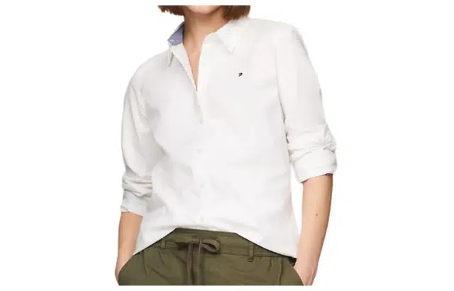 Tommy Hilfiger Regular Fit Stretch Oxford Shirt Logo