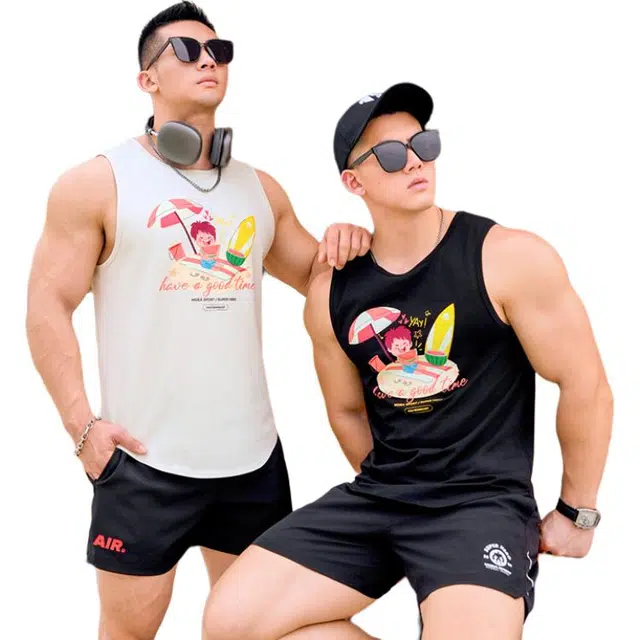 墨立方 夏季 夏日嬷嬷茶 说走就走！ 一起冲浪 尽享海风无袖背心 男款