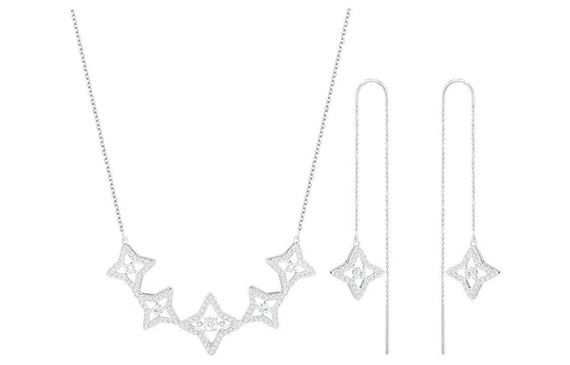 Swarovski Star Necklace Silver