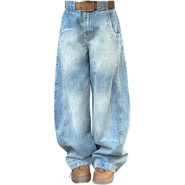 NEVER RULE Baggy Jeans
