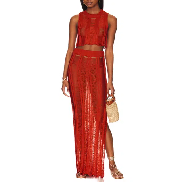 SUPERDOWN Tayla Maxi Skirt Set