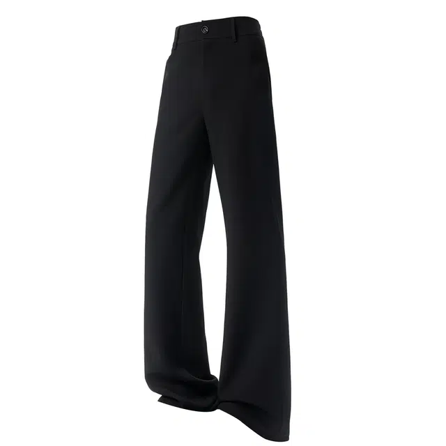 北欧攻略 美式高级感舒适凉感透气垂感纯色长裤休闲通勤痞帅西装裤 男女同款