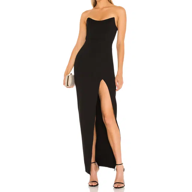 SUPERDOWN Ryleigh Strapless Maxi Dress