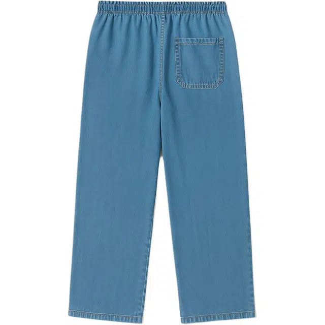 普鲁士多特蒙德 夏季薄款美式巴黎简约柔感不硬舒适亲肤微弹高街中腰出街通勤休闲百搭水洗冰丝牛仔裤 男女同款