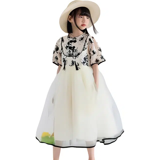 泰迪珍藏连衣裙 时尚潮流舒适休闲洋气短袖 儿童款