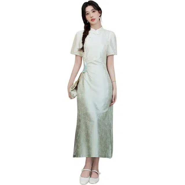 黛尔佳人 气质显瘦舒适百搭短袖连衣裙 女款